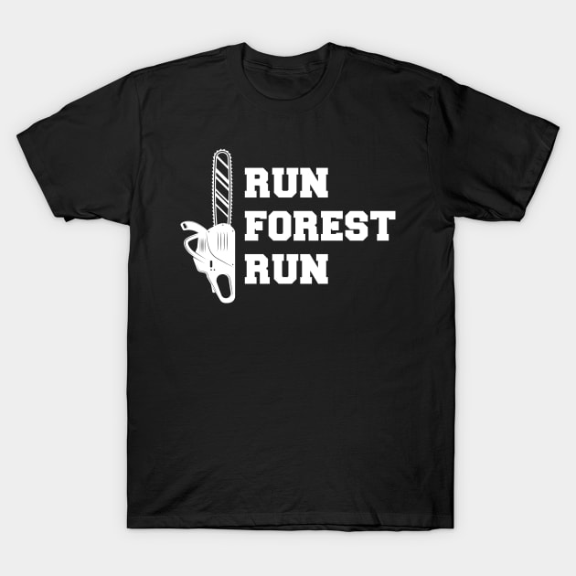 Lumberjack - Run Forest Run w T-Shirt by KC Happy Shop